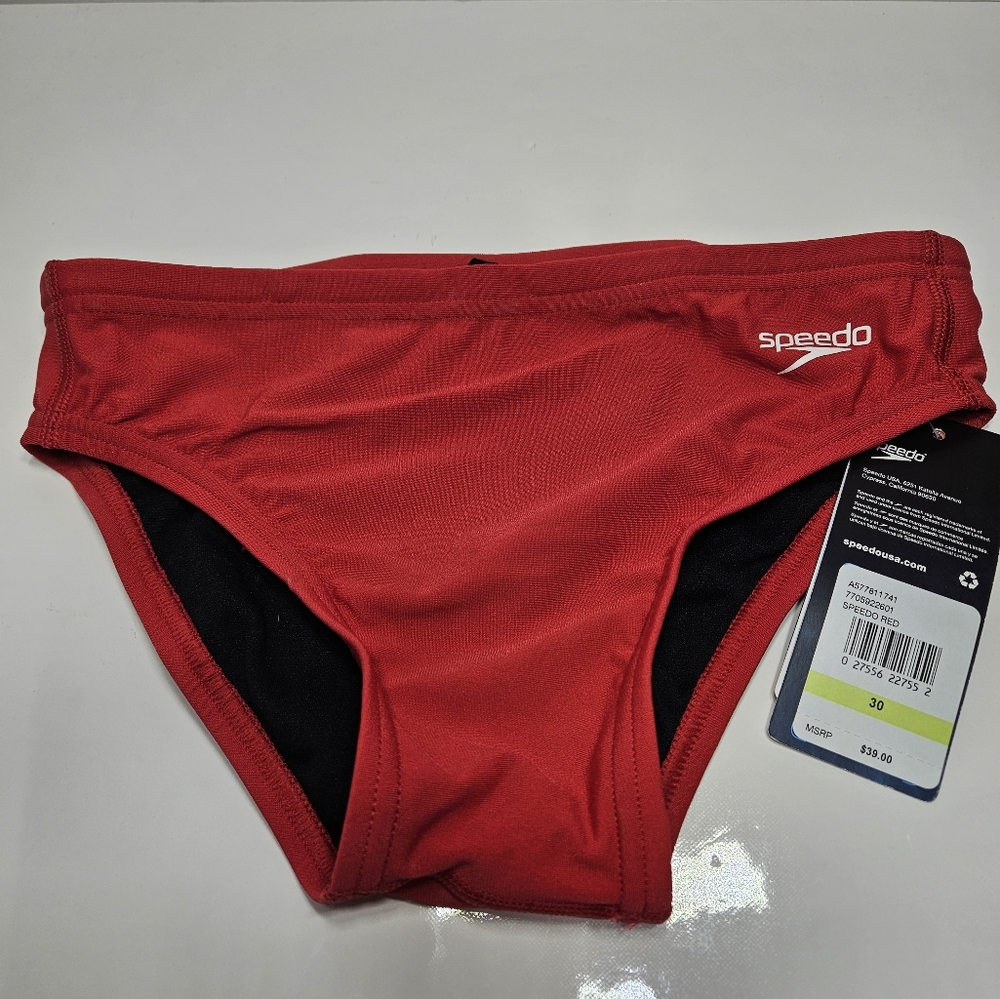 Speedo Mens Swimsuit Brief Powerflex Eco Solar Size 30